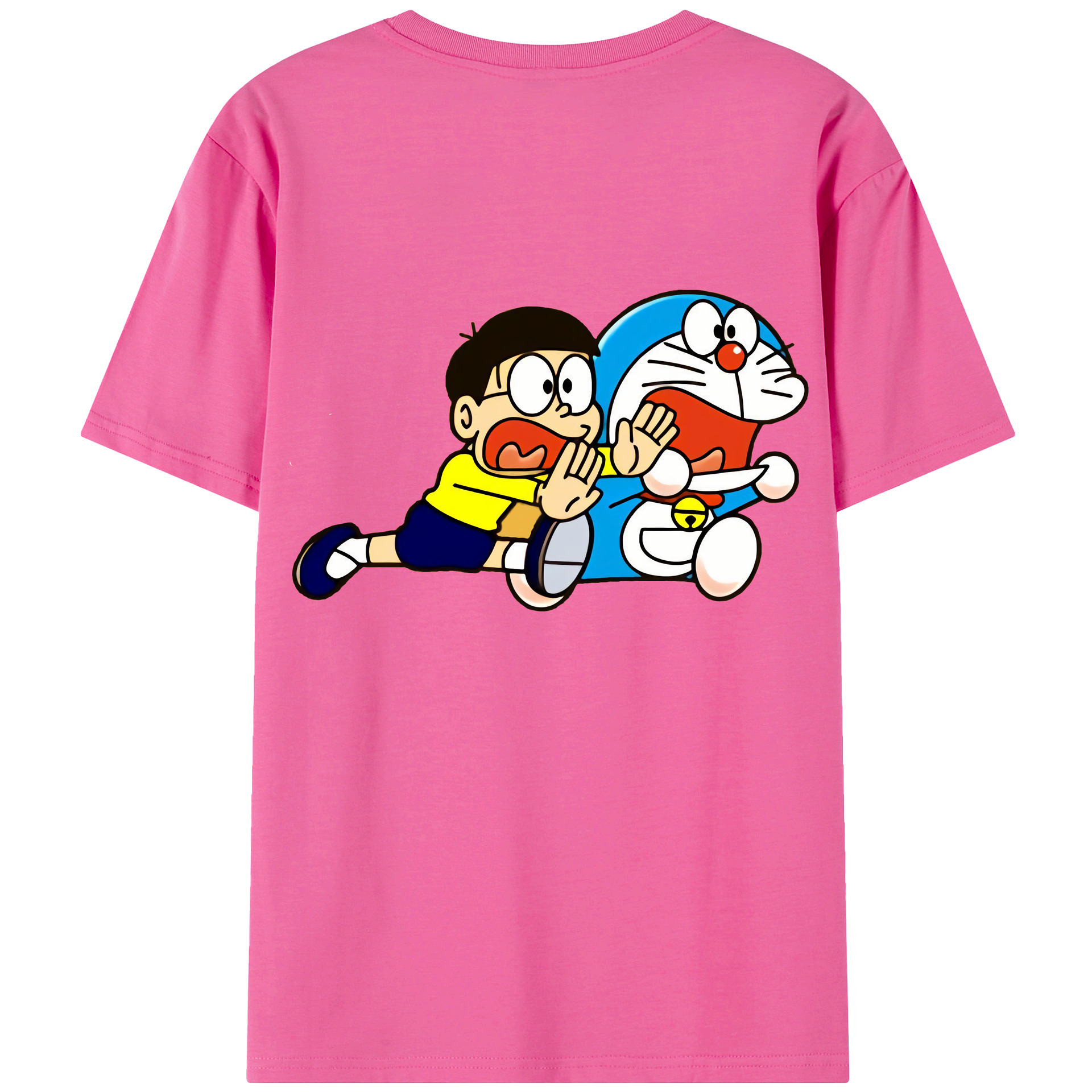 （画像用） ドラえもん Doraemon レディース半袖Tシャツ(バックプリント)